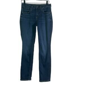 Silver Jeans Beau Boyfriend Fit Jeans Med Wash Mid Rise Stretch 27 x 28.5